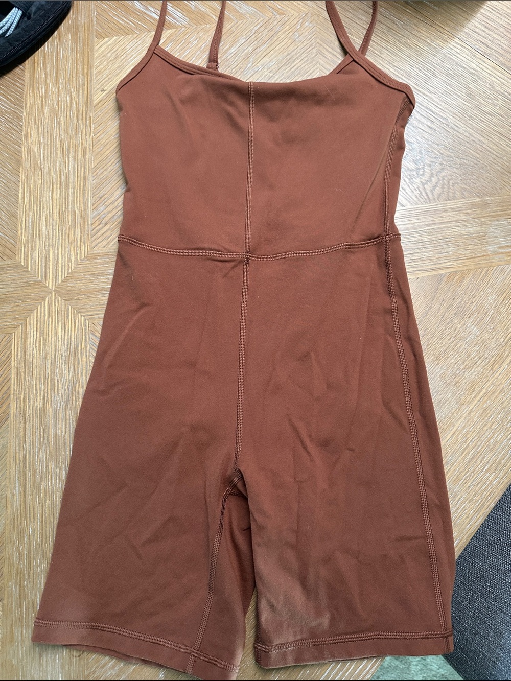 Wilfred Free Rust Brown Sleeveless Romper